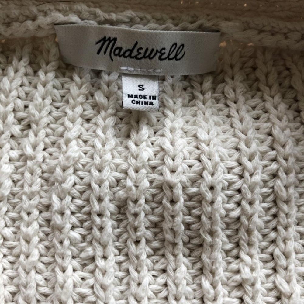 Madewell Dip-Dye Courtland Cardigan Sweater - Picture 3 of 5